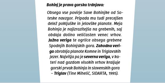 Spodnje bohinjske gore